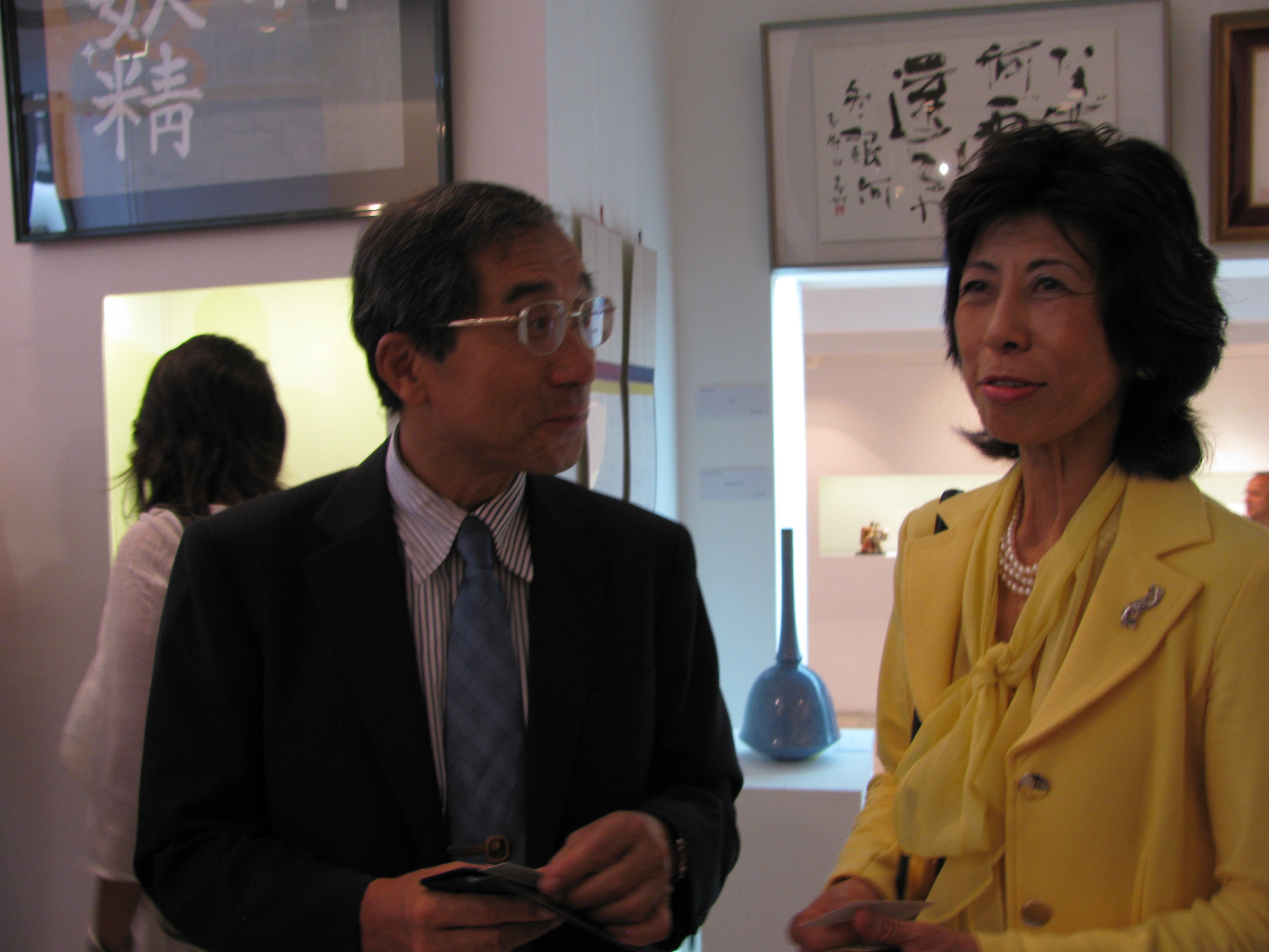 With Japanese Ambassador,Mr.Tsunozaki in Serbia