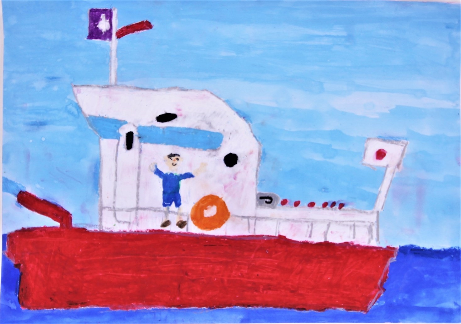Judging children's pictures of fire fighting