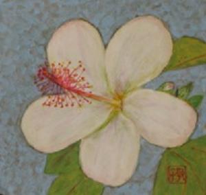 Flower -Ⅱ- Hibiscus 11.8cmWx11.5cmH
